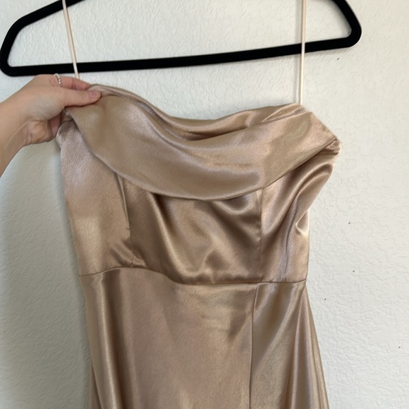Birdy Grey Strapless Gold Dress - Picture 10 of 13